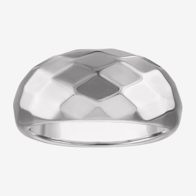 Womens Sterling Silver Cocktail Ring