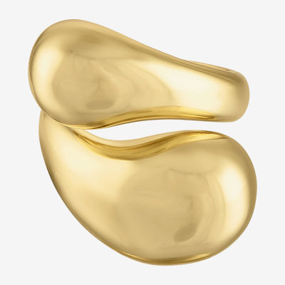 Womens 14K Gold Over Silver Cocktail Ring