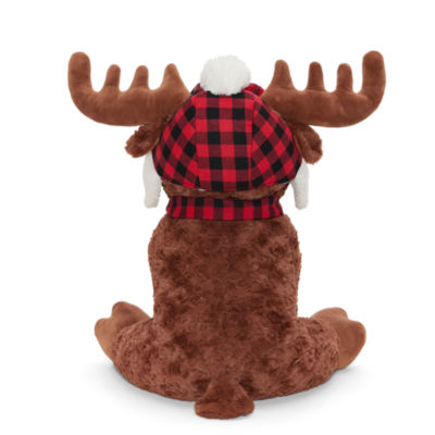 North Pole Trading Co. Holiday Moose Stuffed Animal