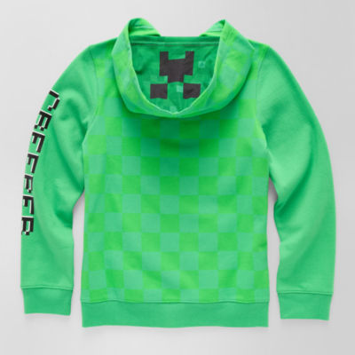 Little & Big Boys Minecraft Fleece Zipper Hoodie