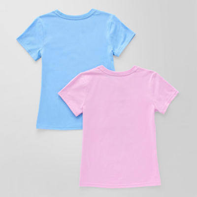 Xersion Little & Big Girls 2-pc. Crew Neck Short Sleeve Graphic T-Shirt