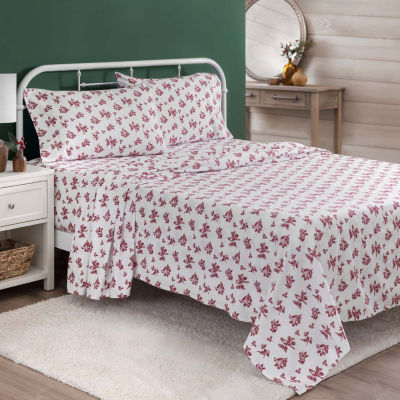 Martha Stewart Cotton Flannel Sheet Set