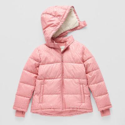 Thereabouts Little & Big Girls Water Resistant Heavyweight Puffer Jacket