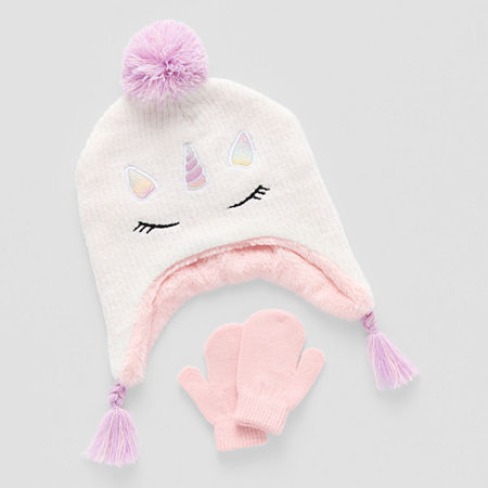 Capelli of N.Y. Toddler Girls 2-pc. Cold Weather Set, 2t-4t, White