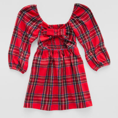 Thereabouts Little & Big Girls Long Sleeve A-Line Dress