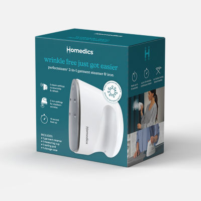 HoMedics Perfectsteam® 3-In-1 Mini Press Garment Steamer