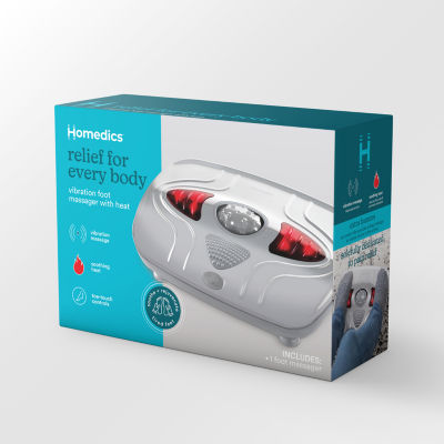 HoMedics Vibration Foot Massager With Soothing Heat Massager