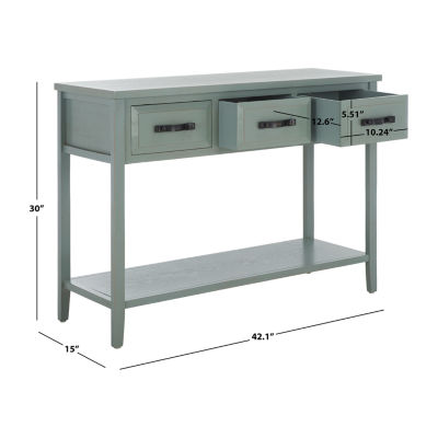 Aiden 3-Drawer Storage Console Table