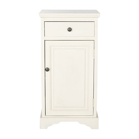 Jett Storage Accent Cabinet, One Size, White