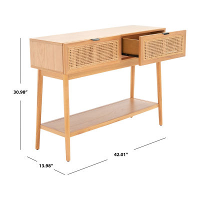 Baisley 2-Drawer Storage Console Table