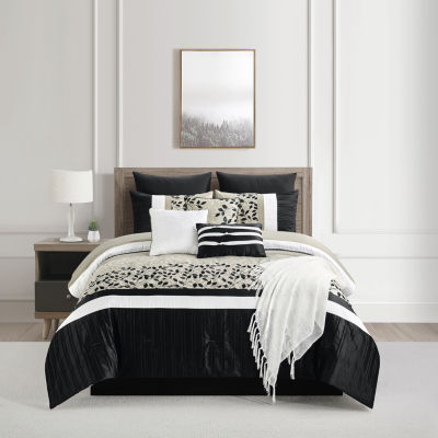 Eden & Oak Milano 10-pc. Midweight Embroidered Comforter Set