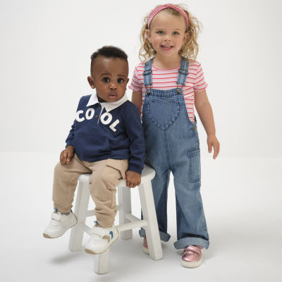 Okie Dokie Toddler & Little Girls Crew Neck Short Sleeve T-Shirt