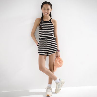 Thereabouts Little & Big Kid Girls Halter Neck Sleeveless Tank Top