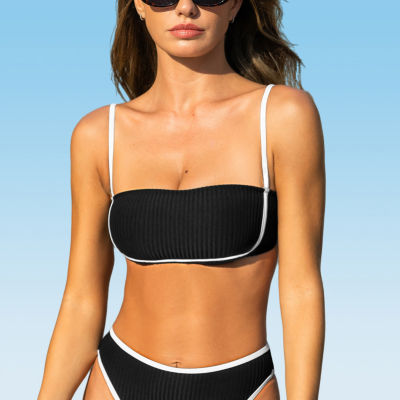 CUPSHE Swimwear Adjustable Straps Bra Bikini Swimsuit Top