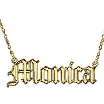 Personalized Sterling Silver Name Necklace