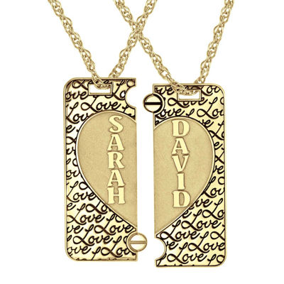 Dog Tag Jcpenney Monogram Necklace 