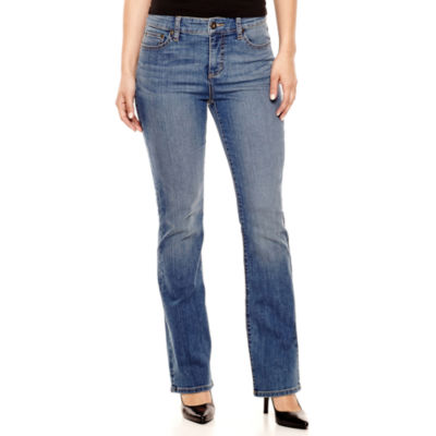 St. John's Bay® Secretly Slender Bootcut Jeans - Tall, Color: Medium ...