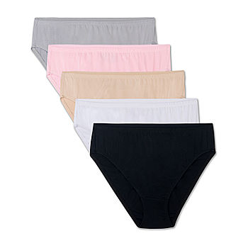 Fit for Me by Fruit of the Loom Women's Plus Size Flexible Fit Brief  Underwear, 6 Pack 