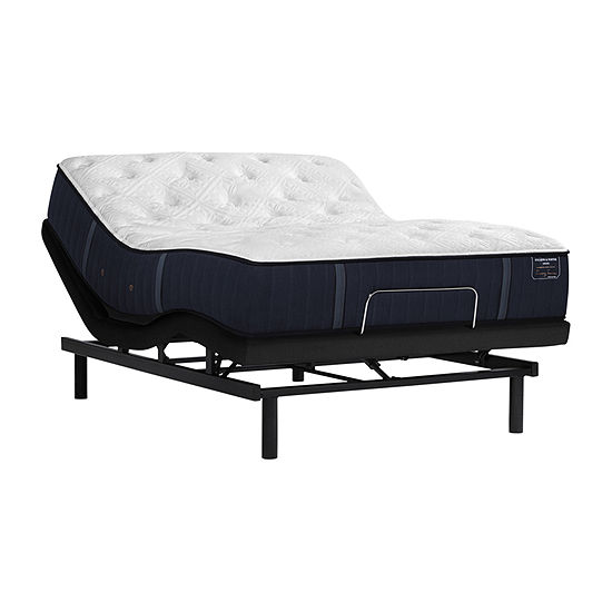 Stearns and Foster® Hurston Luxury Cushion Firm Tight Top Mattress + Sealy® Ease Adjustable Base