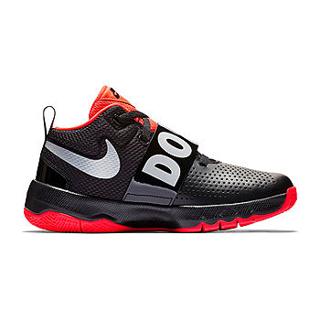Nike Team Hustle 8 Jdi Boys Basketball Shoes, Color: Blk Refl Slv Crmsn JCPenney