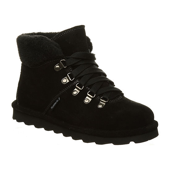 Bearpaw Womens Marta Flat Heel Winter Boots, Color: Black - JCPenney