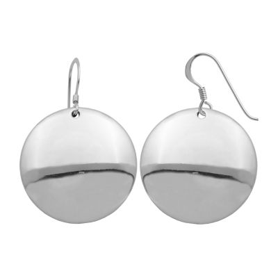 Womens Sterling Silver Drop Earrings