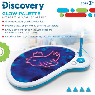 Discovery Kids Toy Drawing Glow Palette Mess Free