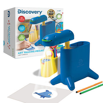 DISCOVERY KIDS DRAWING Easel with Markers ~ Neon Glow ~ Create