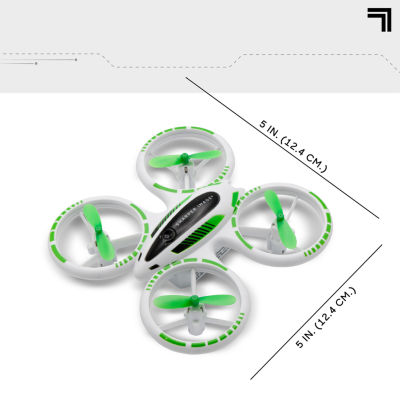 Sharper Image 2.4GHz RC Glow Up Stunt Drone with LED Lights