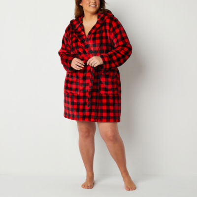 Sleep Chic Womens Plus Long Sleeve Mid Length Robe - JCPenney