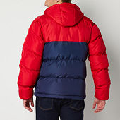 Dockers Quilted Puffer Jacket With Packable Neck Pillow, $180, jcpenney