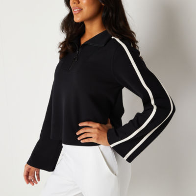 sports illustrated womens long sleeve quarter zip pullover