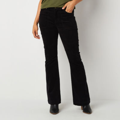 Black Corduroy Flare Pants