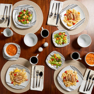 Tabletops Gallery® Justin 16-pc. Dinnerware Set