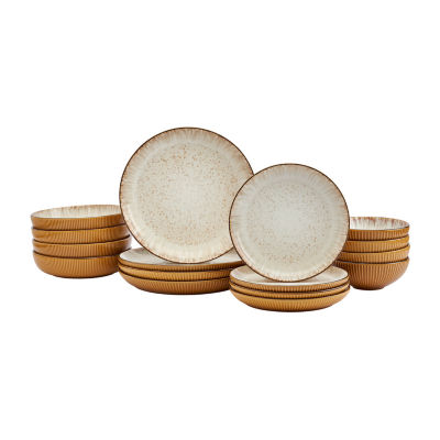 Tabletops Unlimited Jura 16pc. Stoneware Dinnerware Set TTUA5431ECM
