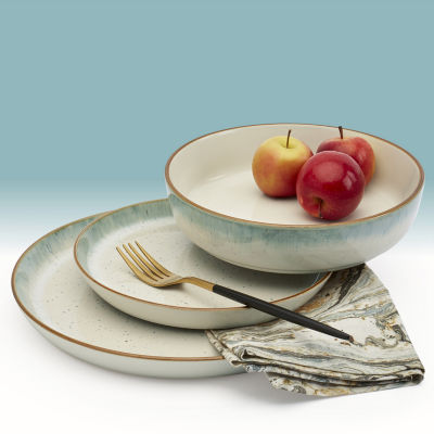 Tabletops Unlimited Hanover Sea 12-pc. Stoneware Dinnerware Set