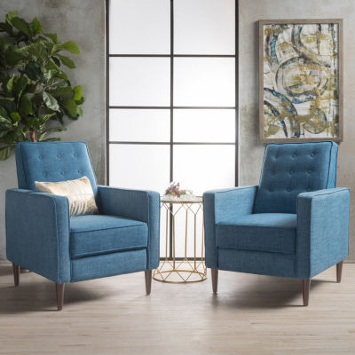 2-pc. Tufted Track-Arm Recliner