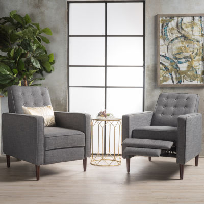 2-pc. Tufted Track-Arm Recliner