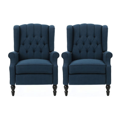 2-pc. Tufted Roll-Arm Recliner