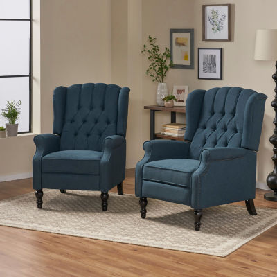 2-pc. Tufted Roll-Arm Recliner