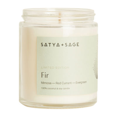 Satya + Sage Fir Candle (Mimosa, Red Currant, & Evergreen)