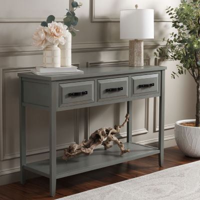 Aiden 3-Drawer Storage Console Table