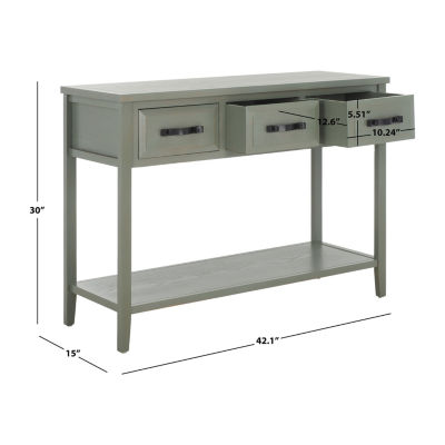 Aiden 3-Drawer Storage Console Table