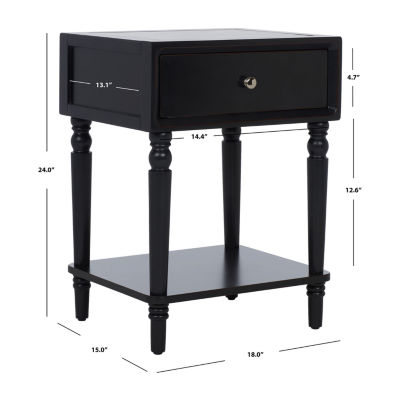 Siobhan 1 Drawer Storage End Table