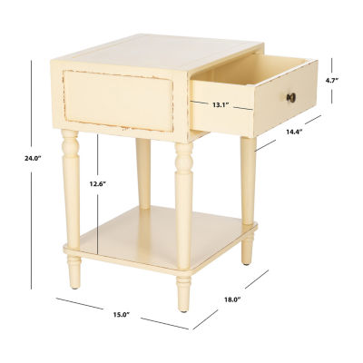 Siobhan 1 Drawer Storage End Table