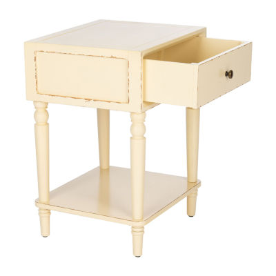 Siobhan 1 Drawer Storage End Table