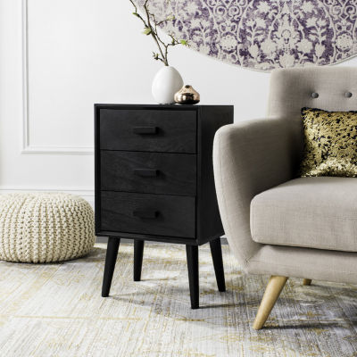 Pomona 3 Drawer Storage End Table