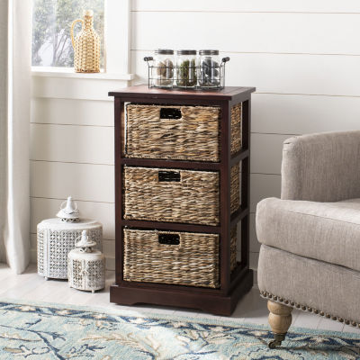 Halle 3-Drawer Storage End Table