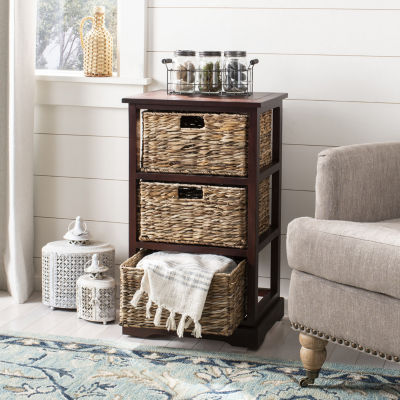 Halle 3-Drawer Storage End Table