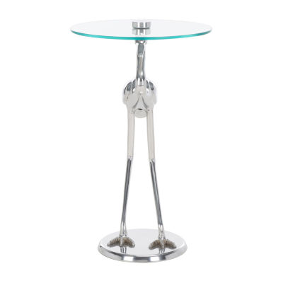 Tori Glass Top End Table